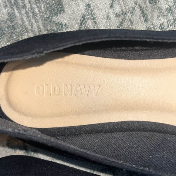 Old Navy women’s Black ballet pointer flats size 7 - Picture 6 of 9